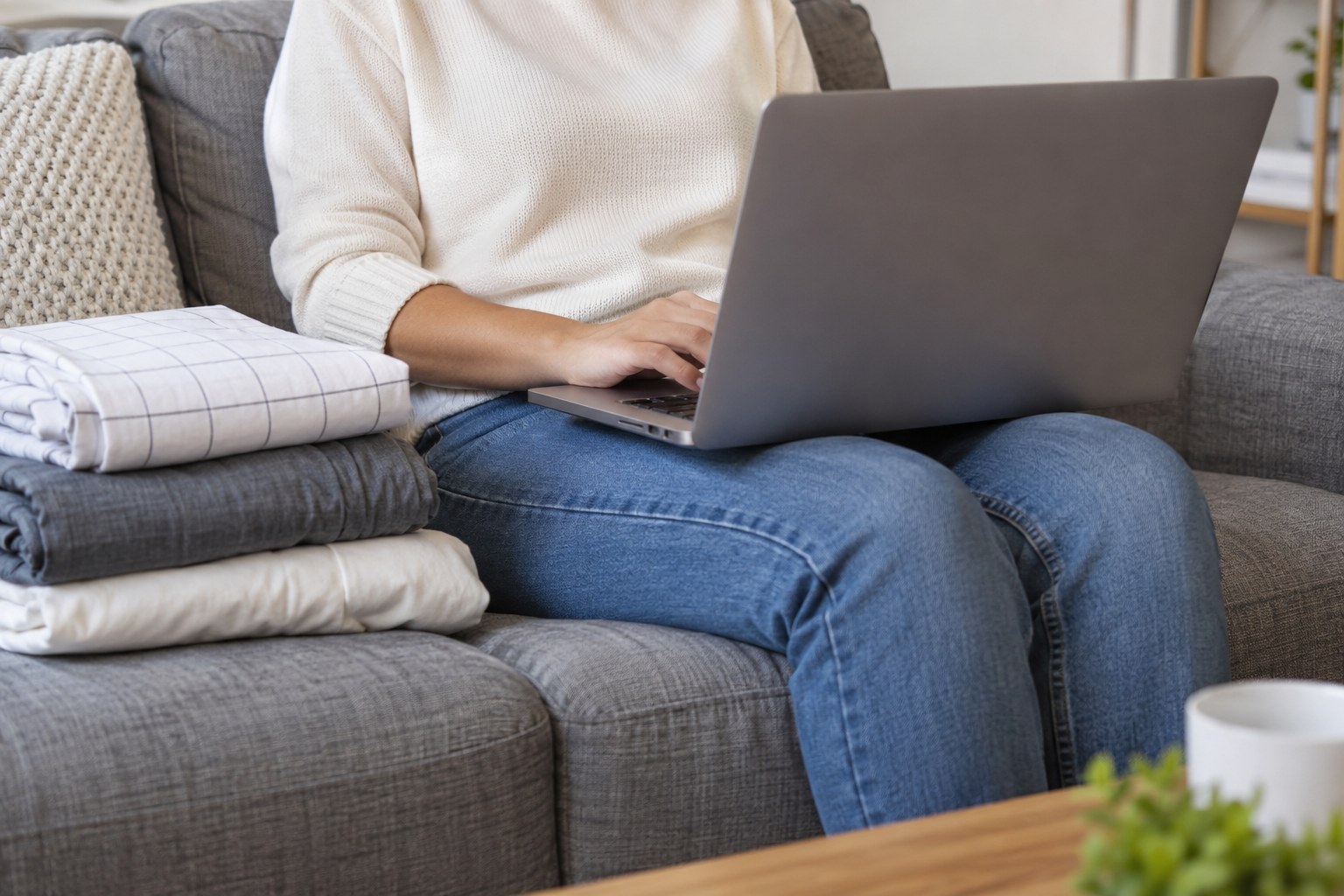 D2C - shopping online at home