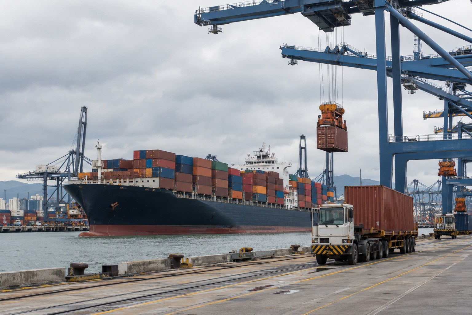 Global trade - port