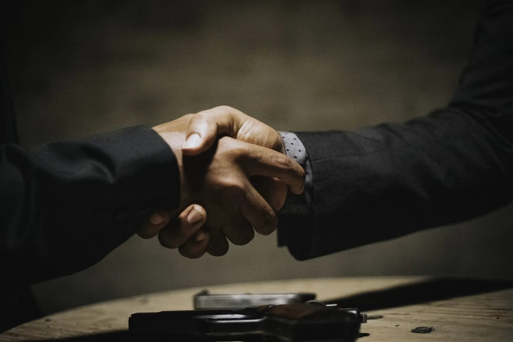 Business handshake